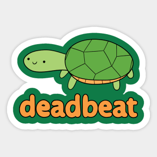 Deadbeat Sticker